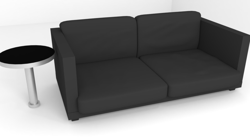 black sofa preview image 1